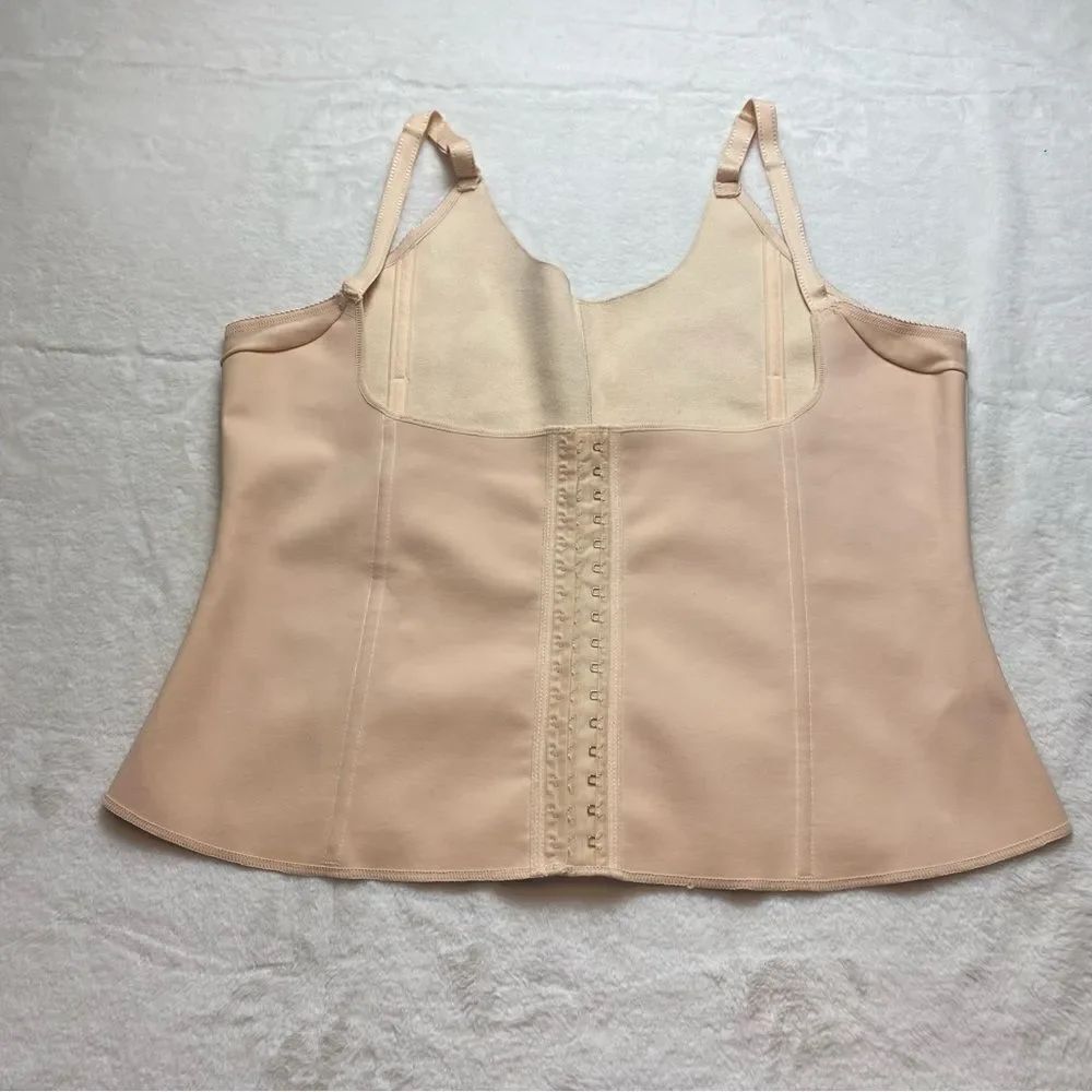 Squeem Magical Lingerie Open Bust Vest/Corset Size 4XL